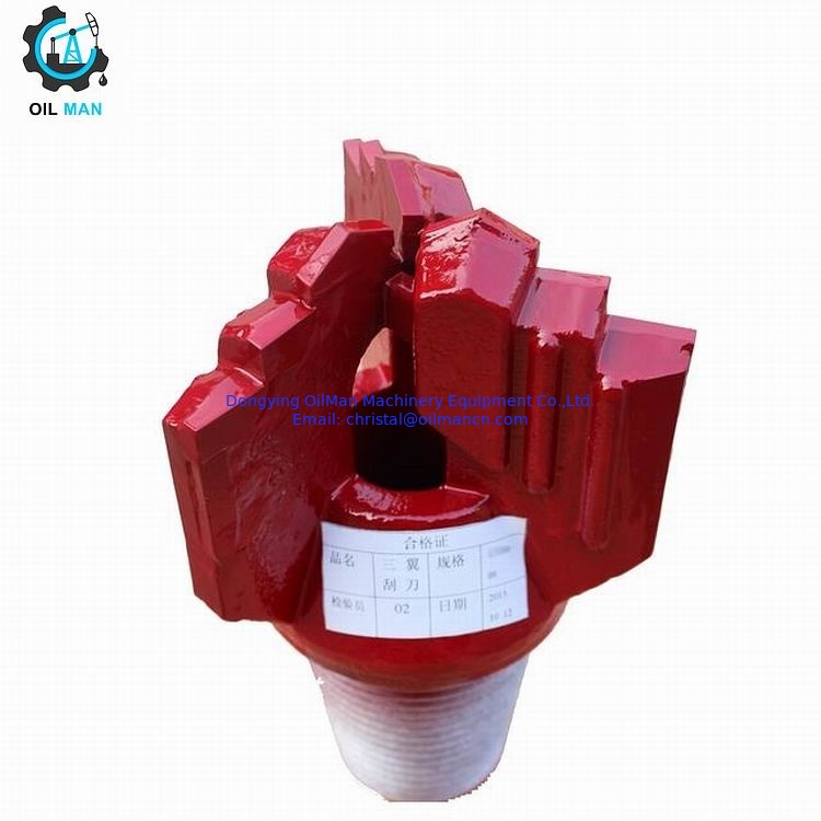 2"- 17 1/2 "Водяной скважины бурение карбида вставка 3 лезвия крылья Шаг тип Drag Bit